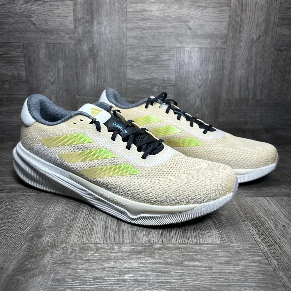 Adidas Supernova Stride MFTP Mens 13 Cream Lime Green Running NEW IG8322